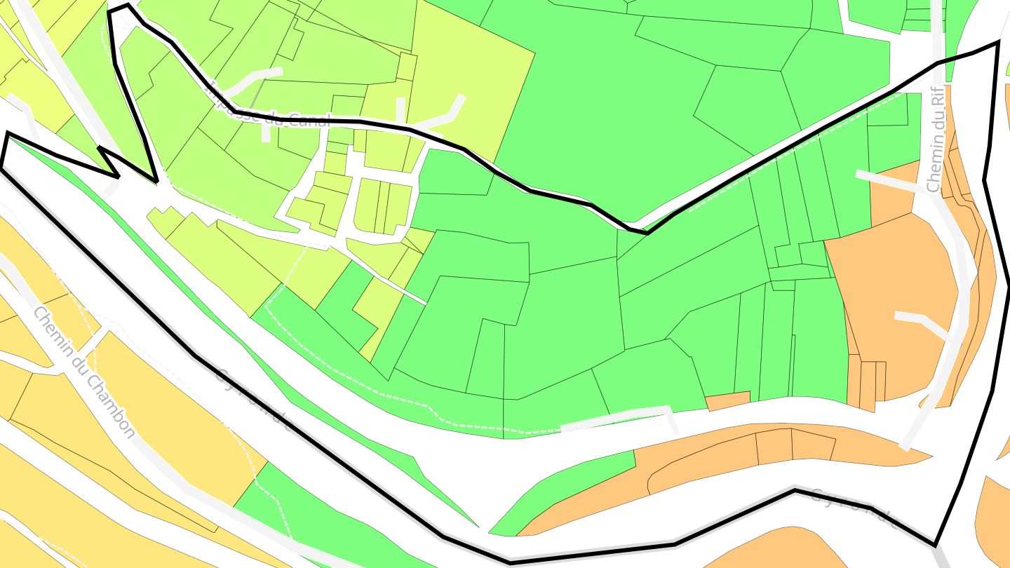 Carte des prix de l'immobilier Le Rif