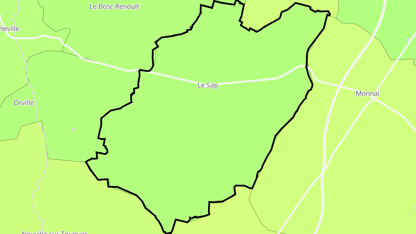 Carte des prix de l'immobilier Le Sap