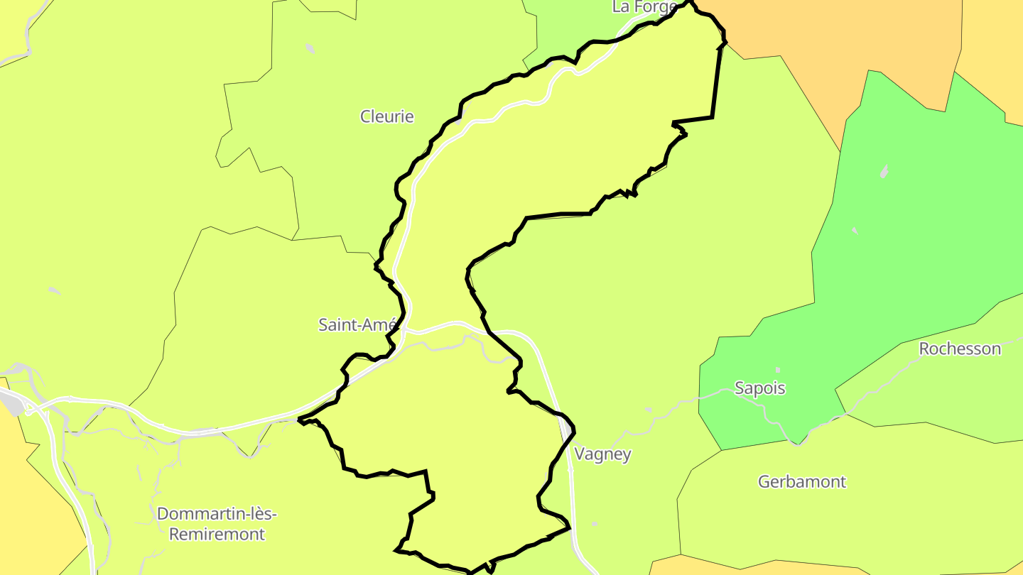 Carte des prix de l'immobilier Le Syndicat