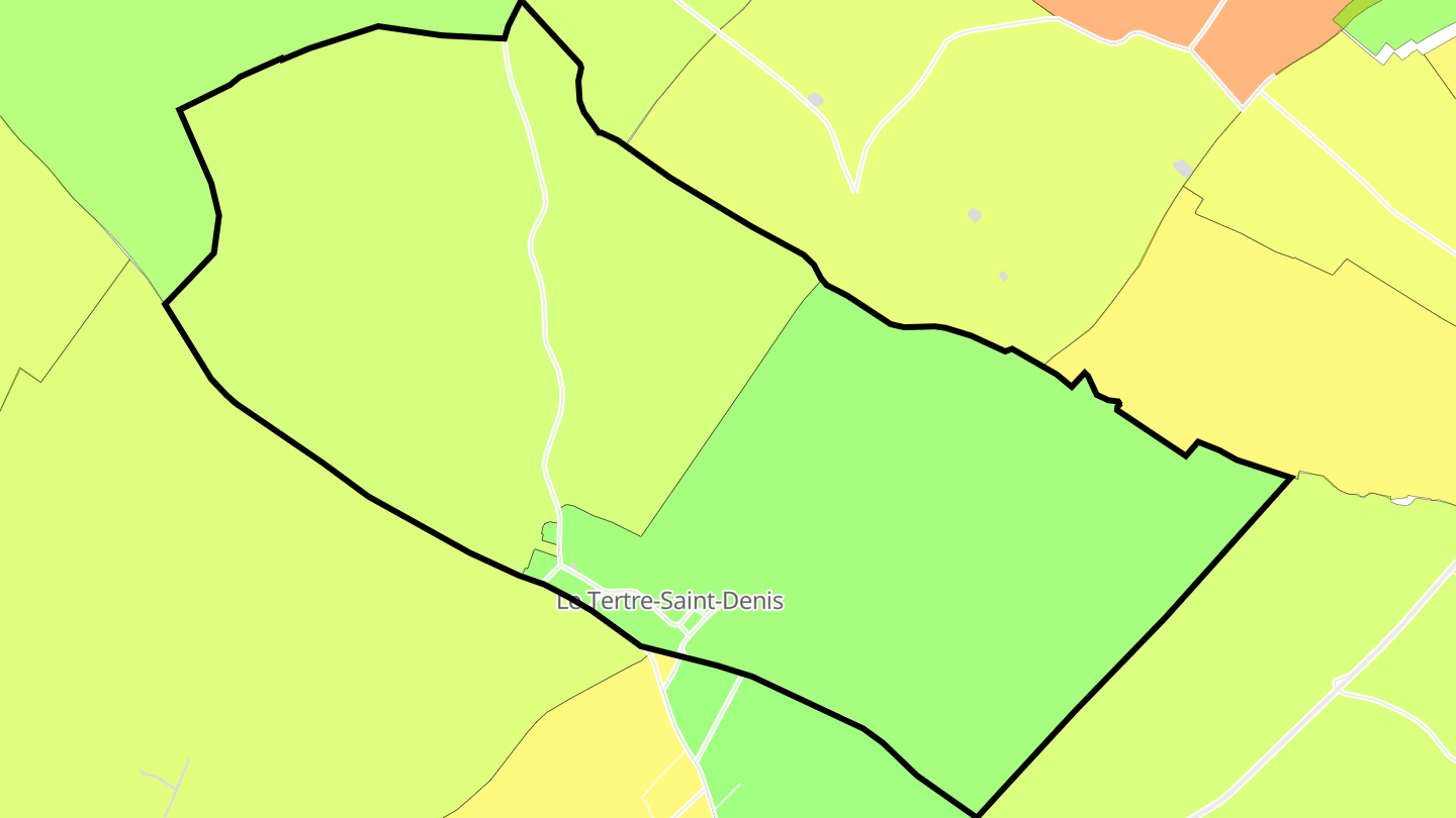 Carte des prix de l'immobilier Le Tertre-Saint-Denis
