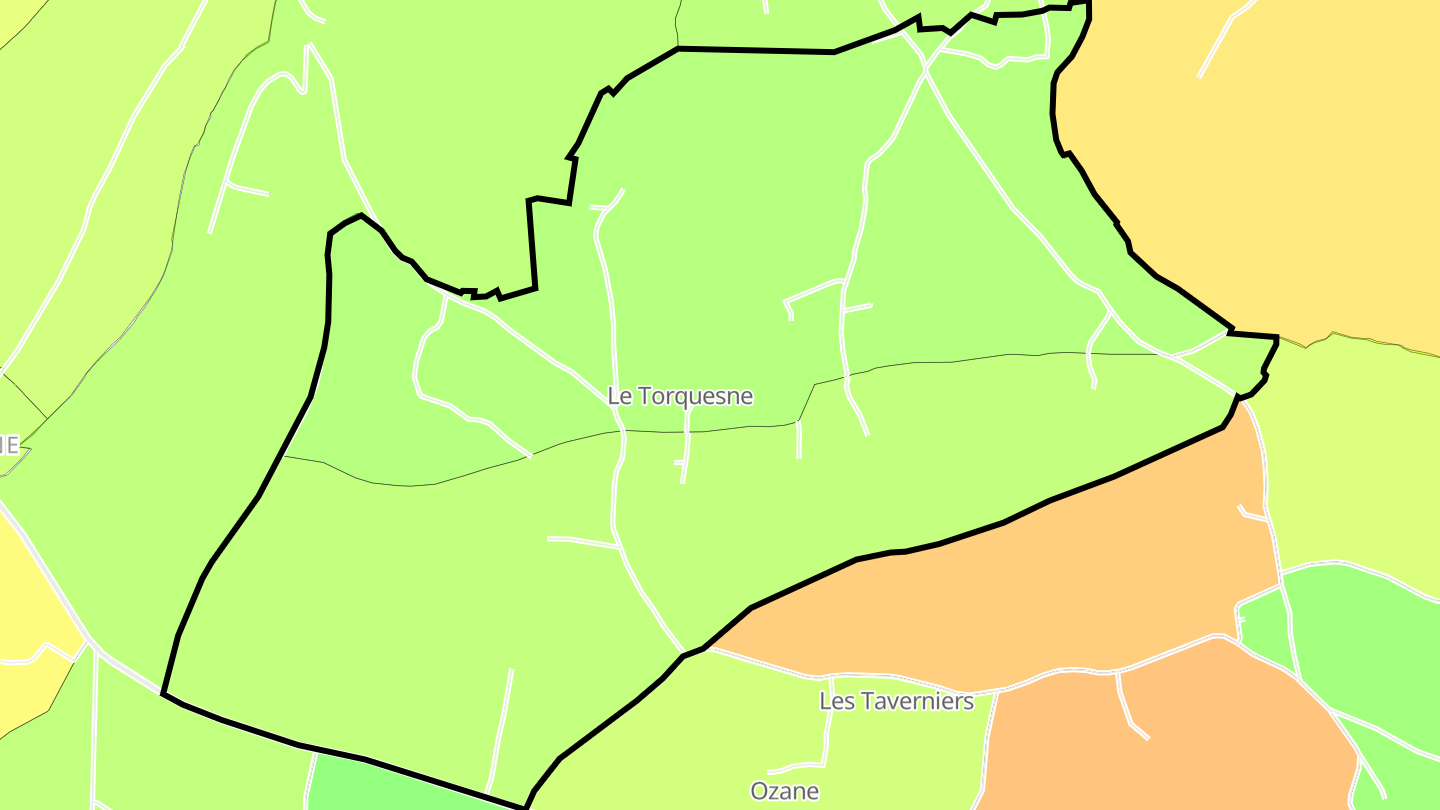 Carte des prix de l'immobilier Le Torquesne