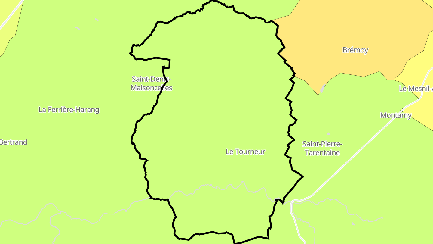 Carte des prix de l'immobilier Le Tourneur