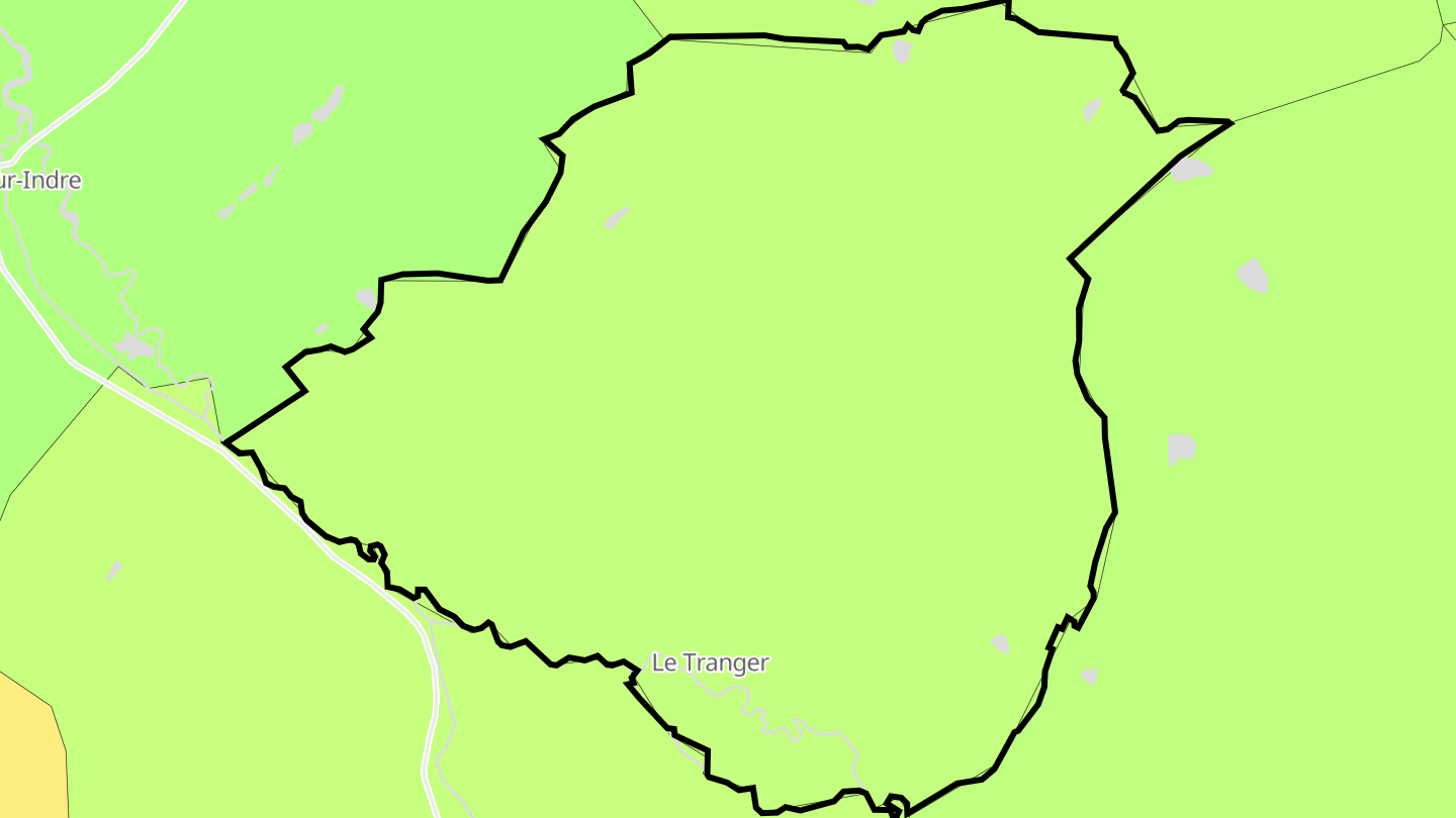 Carte des prix de l'immobilier Le Tranger