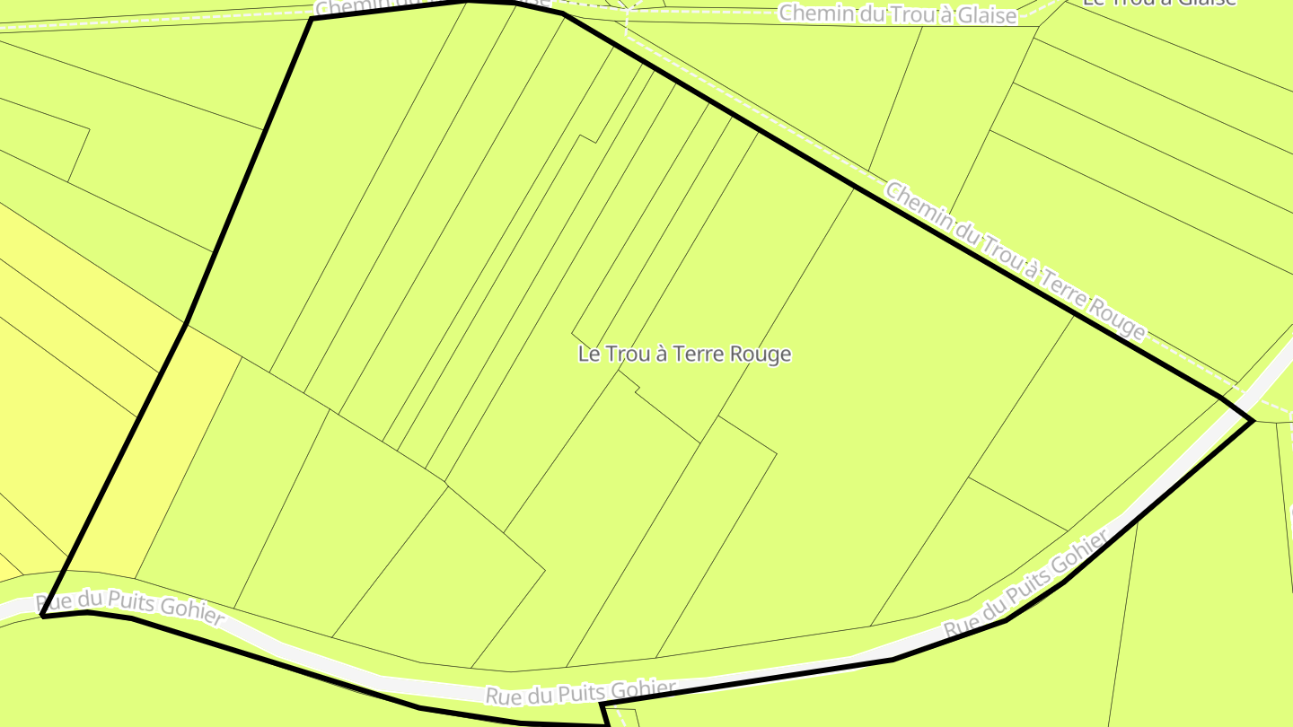 Carte des prix de l'immobilier Le Trou à Terre Rouge