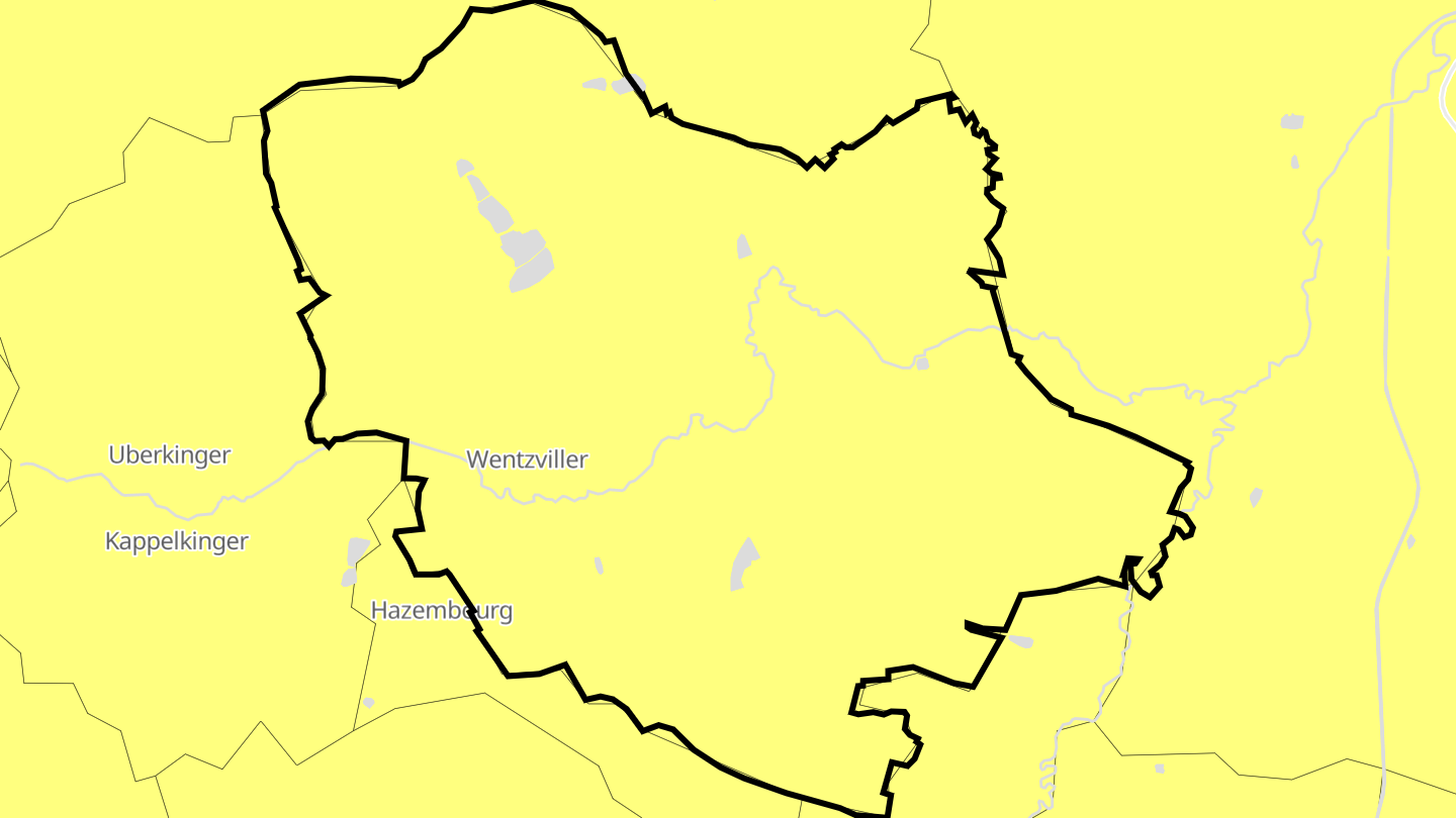 Carte des prix de l'immobilier Le Val-de-Guéblange