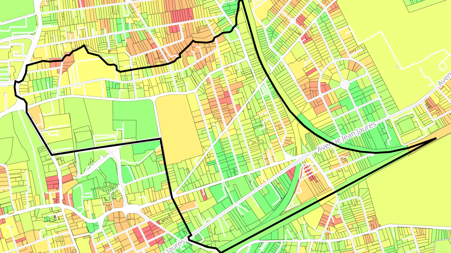 Carte des prix de l'immobilier Le Vallon-Les Echoppes