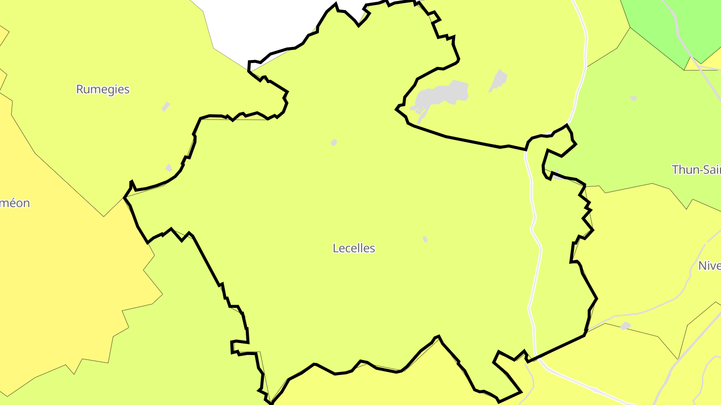 Carte des prix de l'immobilier Lecelles