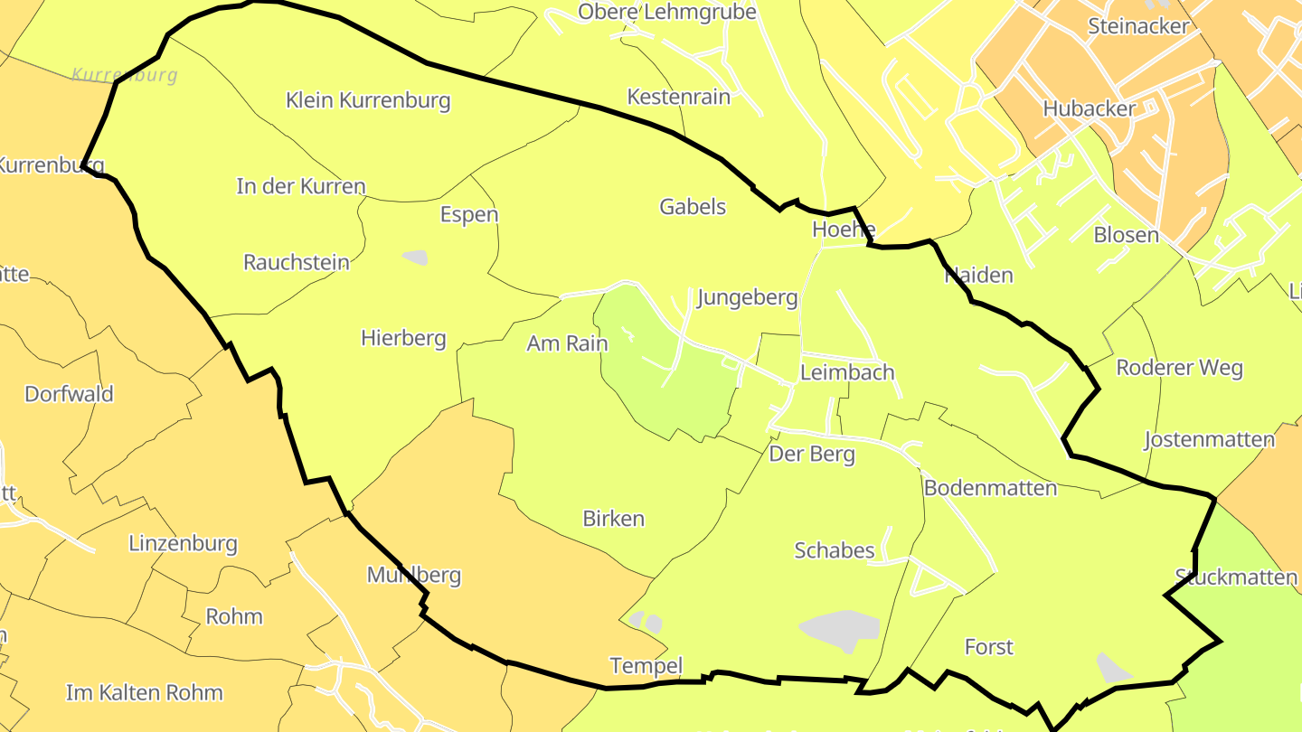 Carte des prix de l'immobilier Leimbach