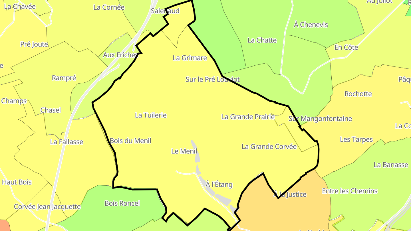 Carte des prix de l'immobilier Leménil-Mitry