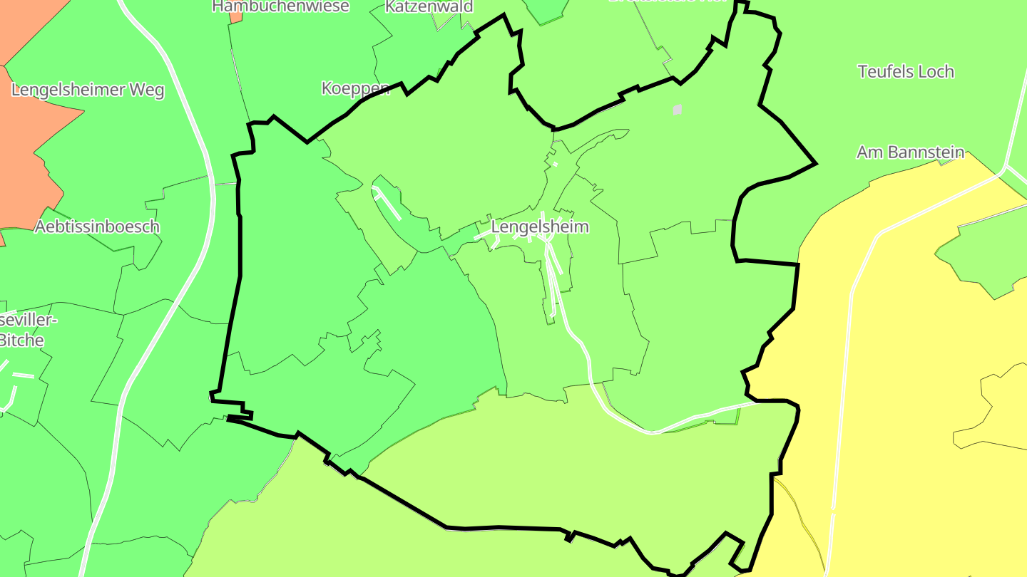 Carte des prix de l'immobilier Lengelsheim