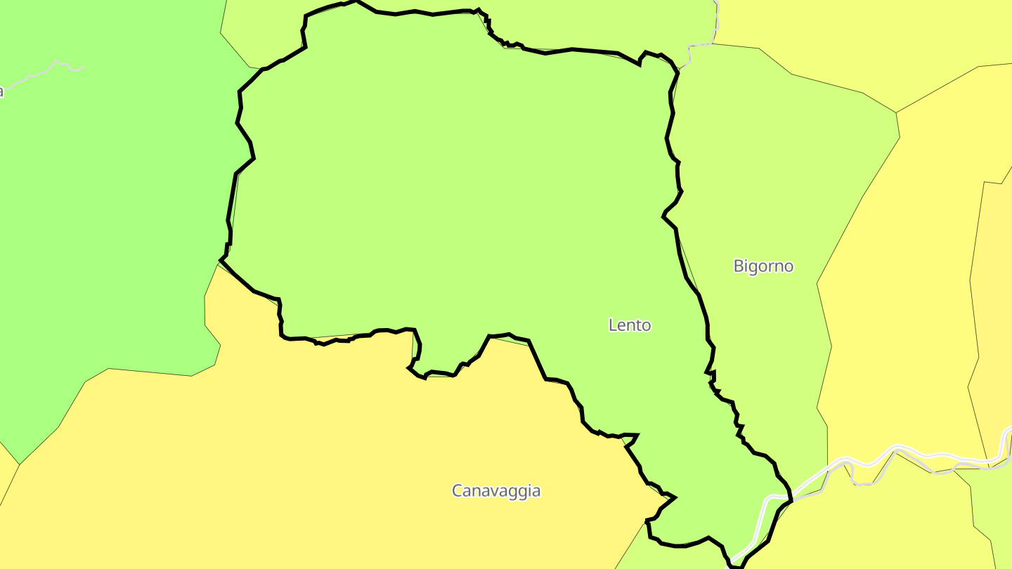 Carte des prix de l'immobilier Lento