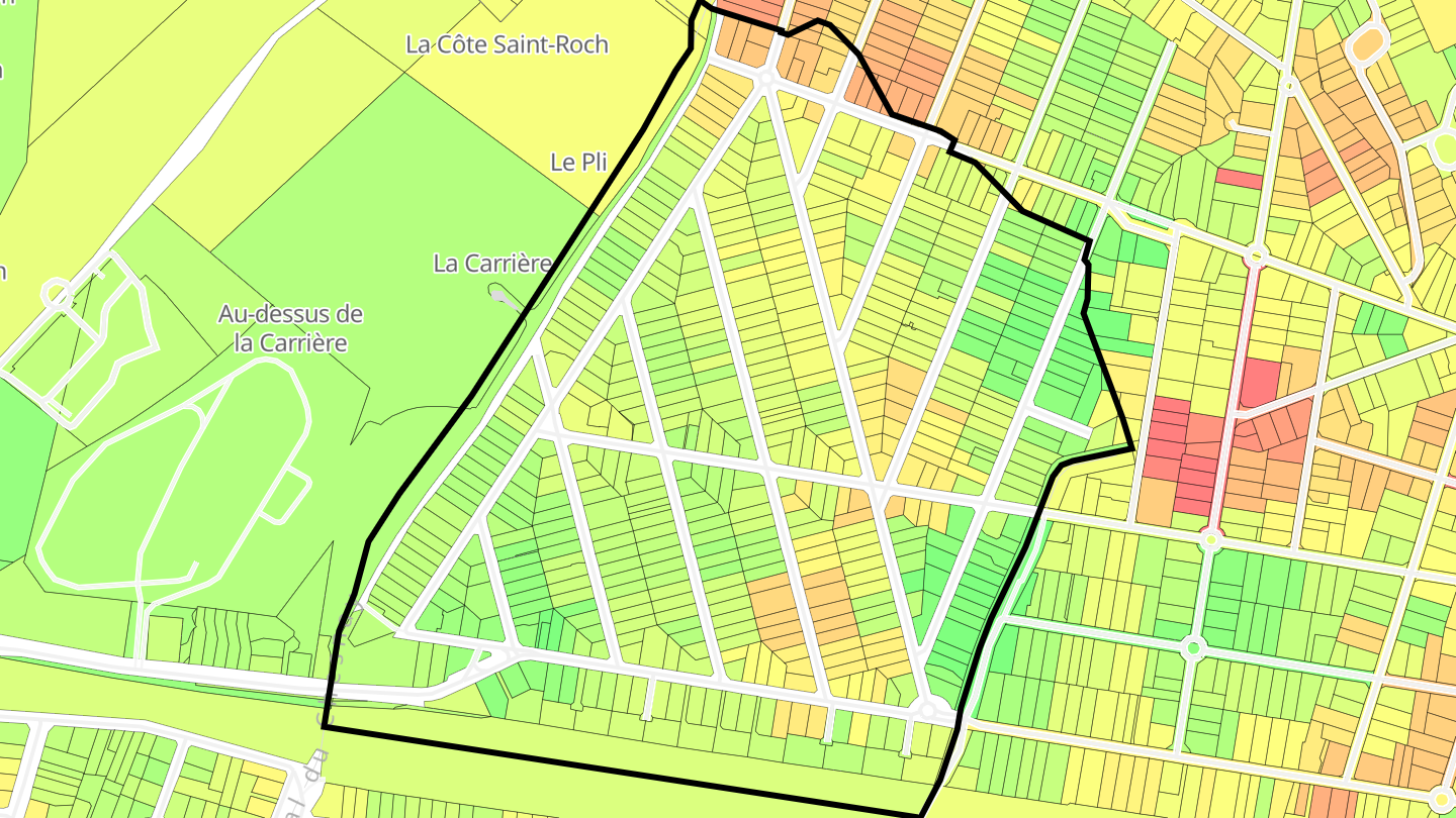 Carte des prix de l'immobilier Les Abbesses