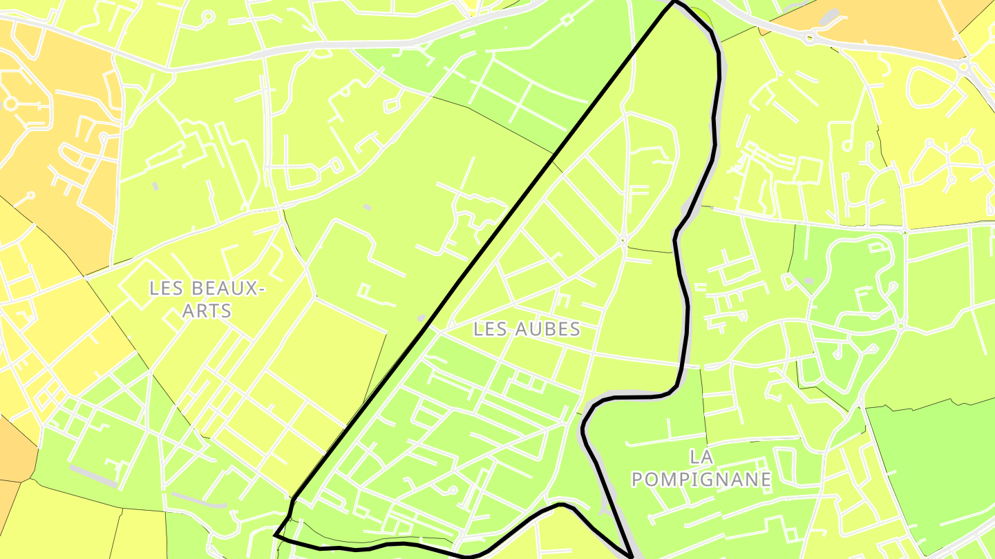 Carte des prix de l'immobilier Les Aubes