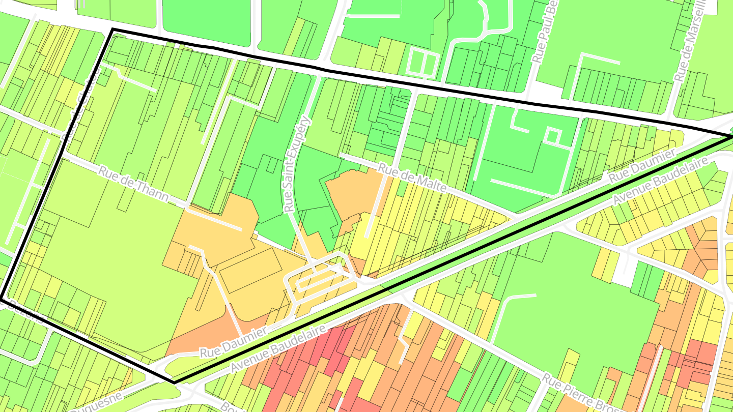Carte des prix de l'immobilier Les Champs-Thiboux