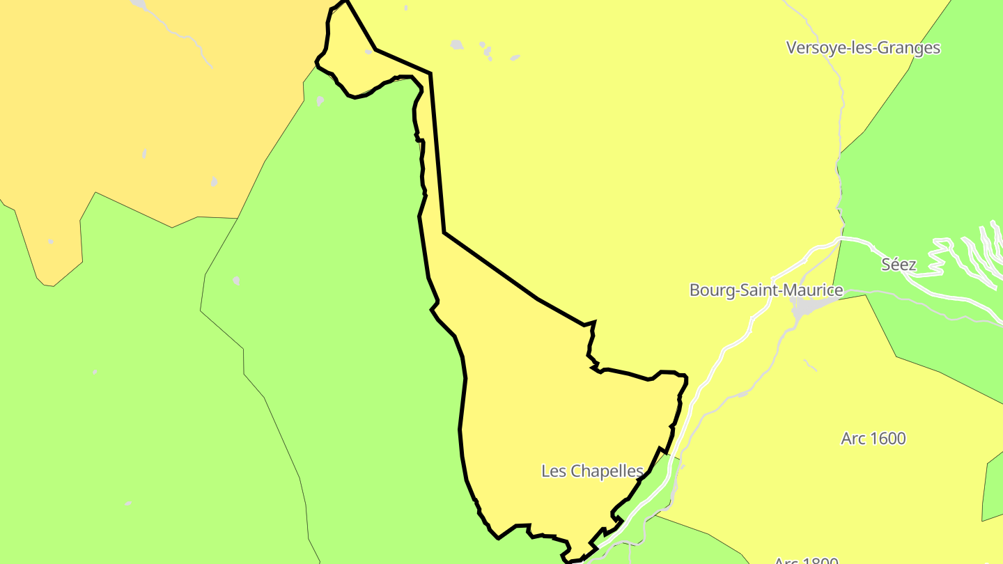 Carte des prix de l'immobilier Les Chapelles