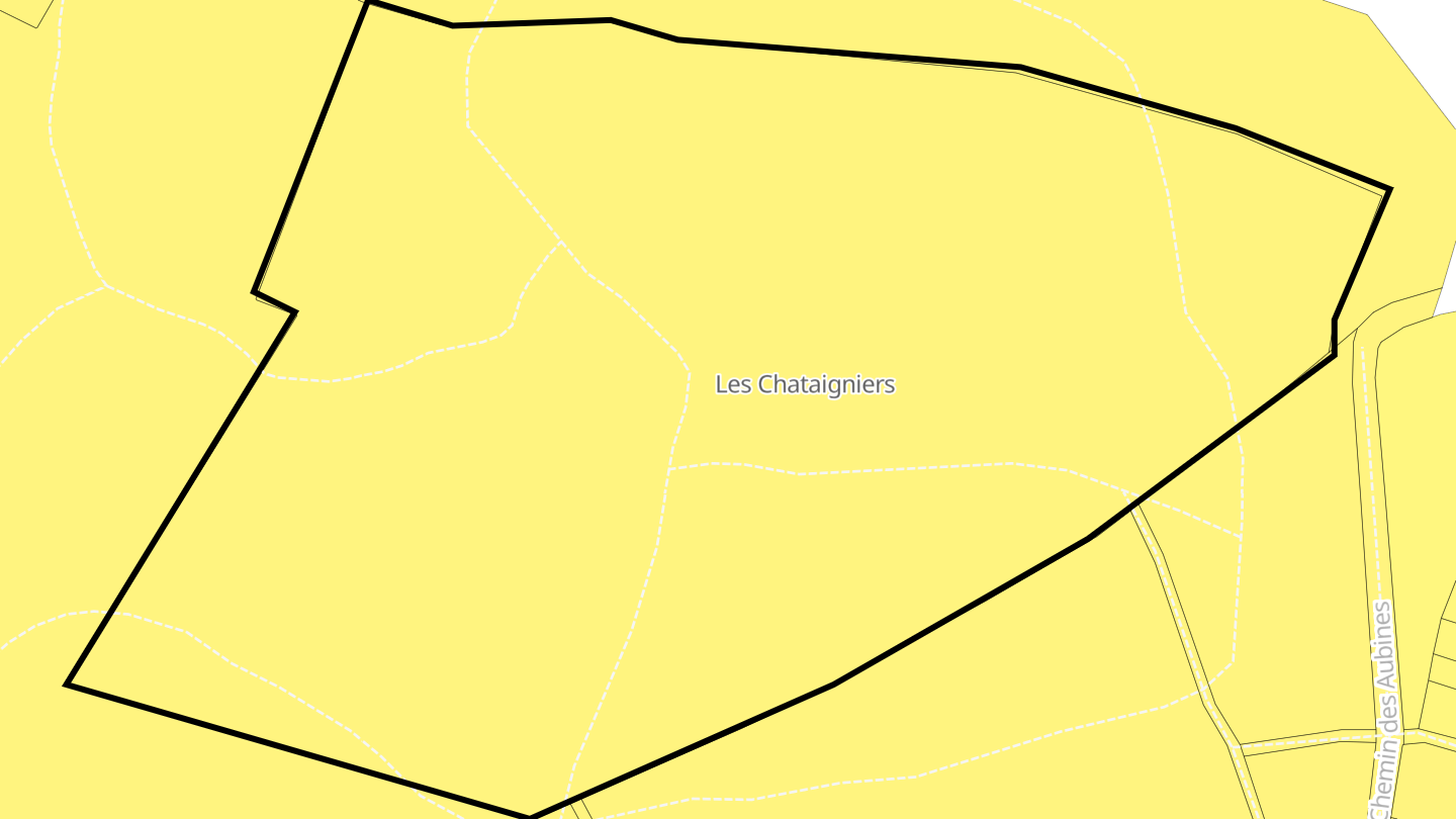 Carte des prix de l'immobilier Les Chataigniers