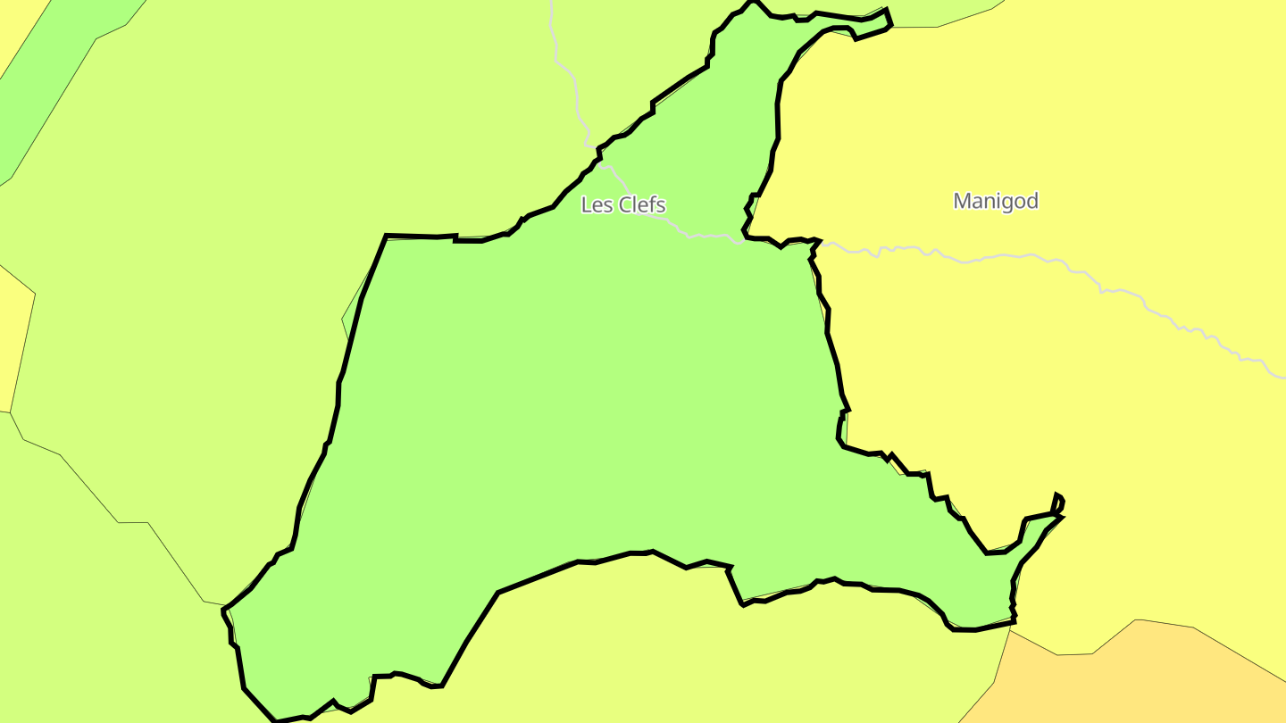 Carte des prix de l'immobilier Les Clefs