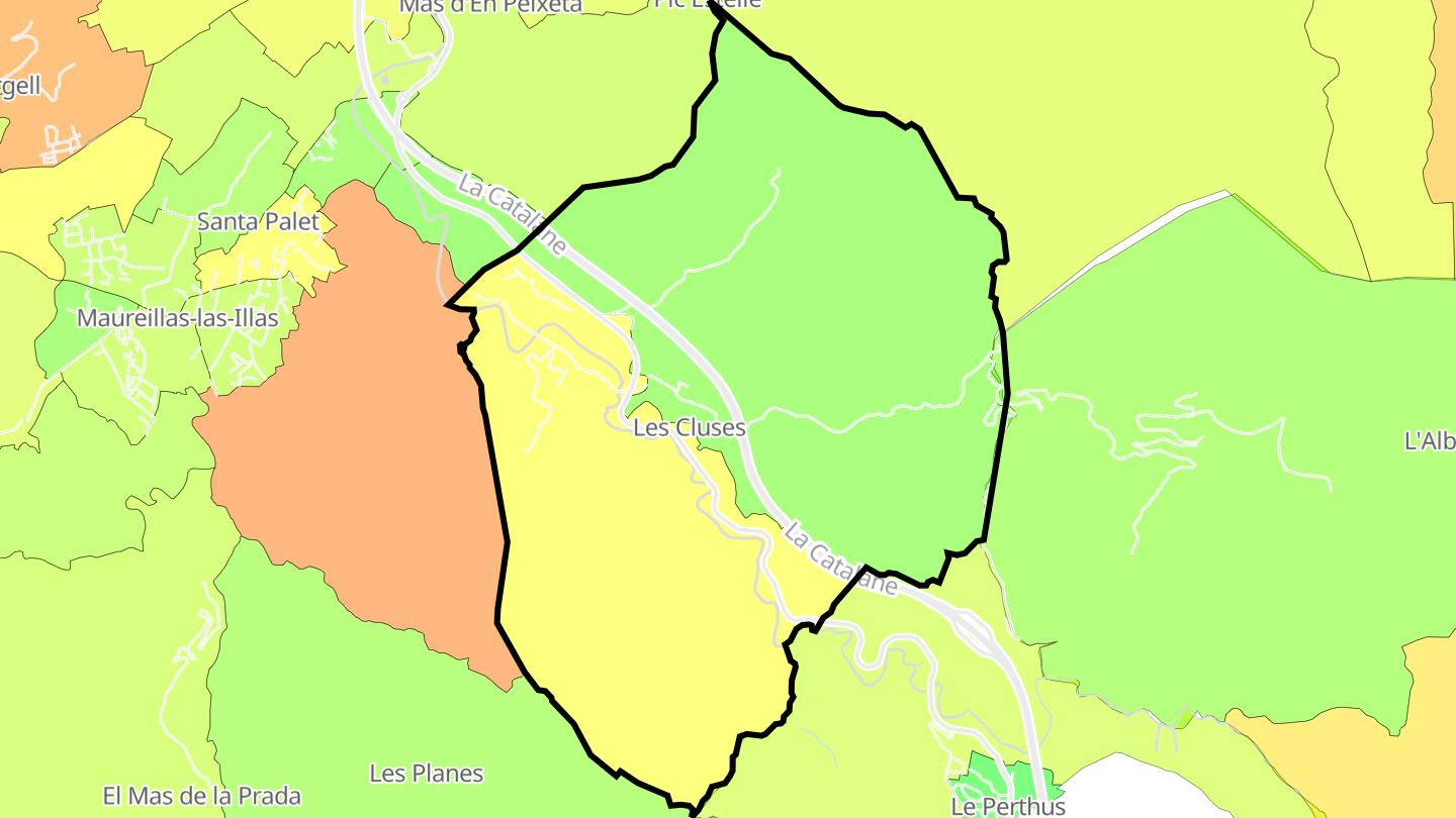 Carte des prix de l'immobilier Les Cluses
