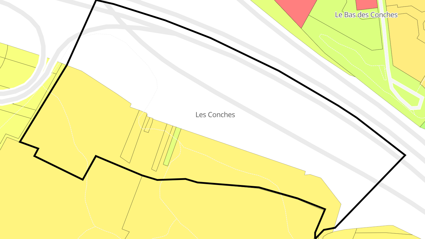 Carte des prix de l'immobilier Les Conches
