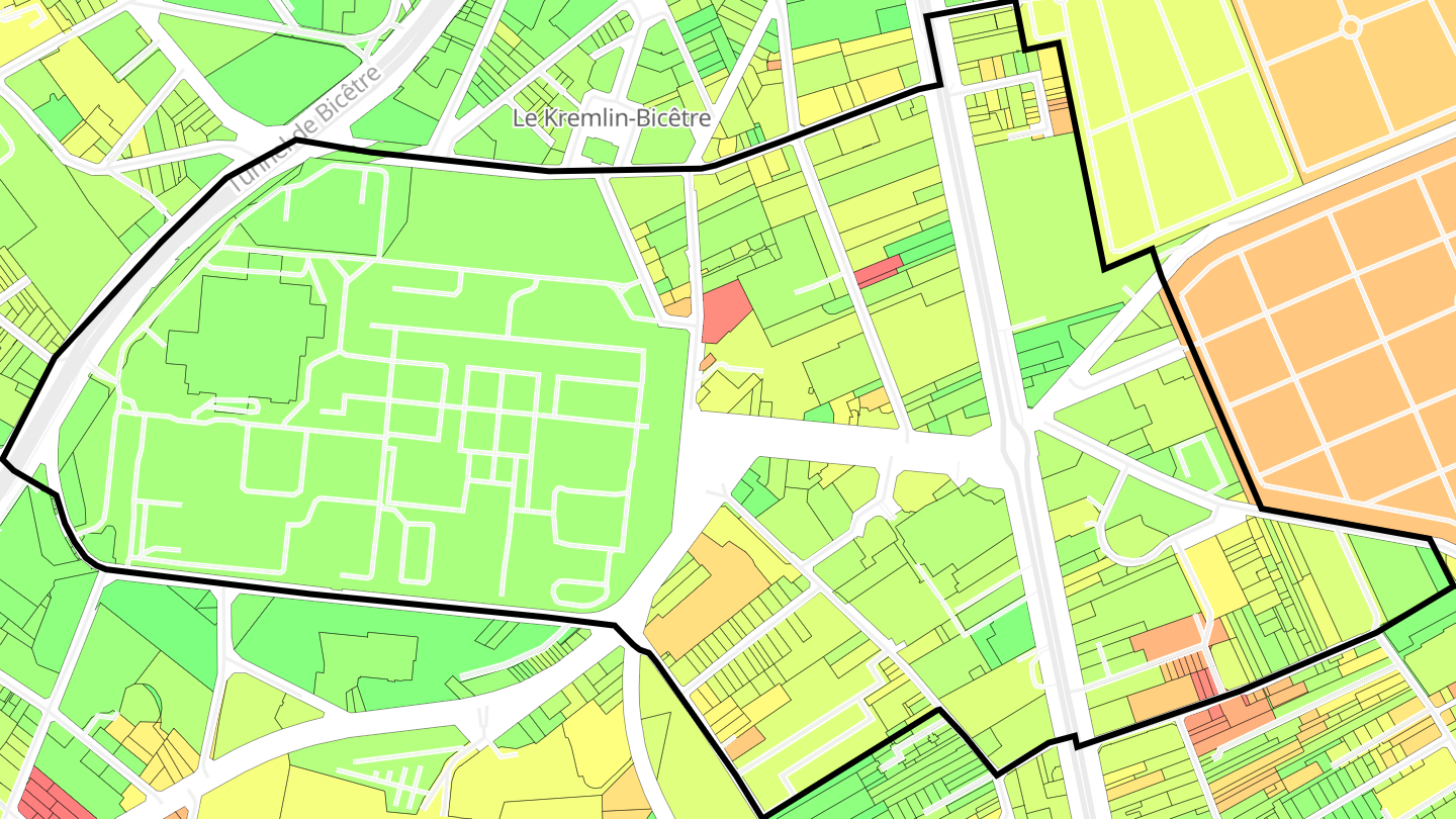 Carte des prix de l'immobilier Les Coquettes - Les Plantes