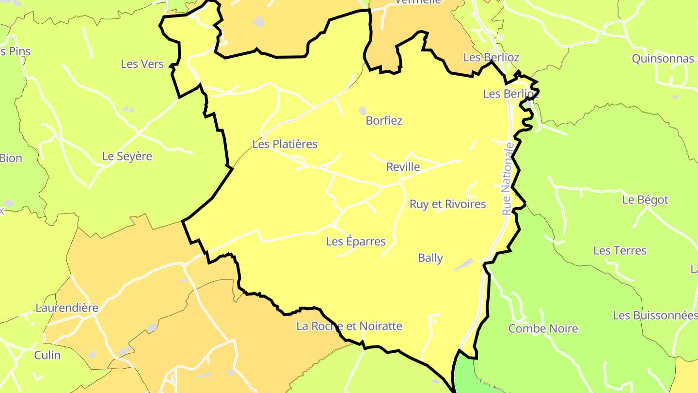 Carte des prix de l'immobilier Les Éparres
