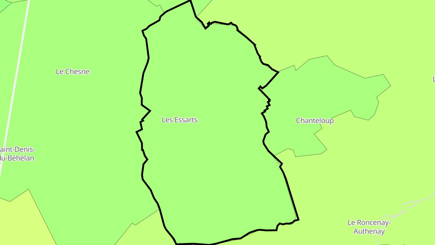 Carte des prix de l'immobilier Les Essarts