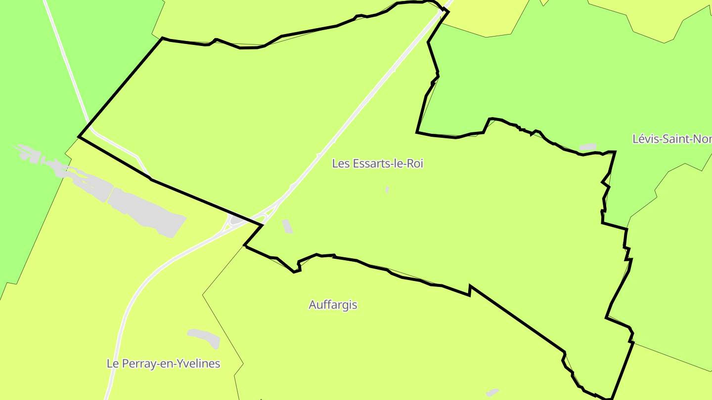 Carte des prix de l'immobilier Les Essarts-le-Roi