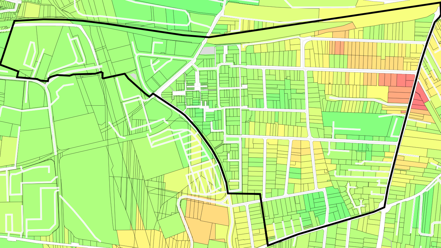 Carte des prix de l'immobilier Les Luats