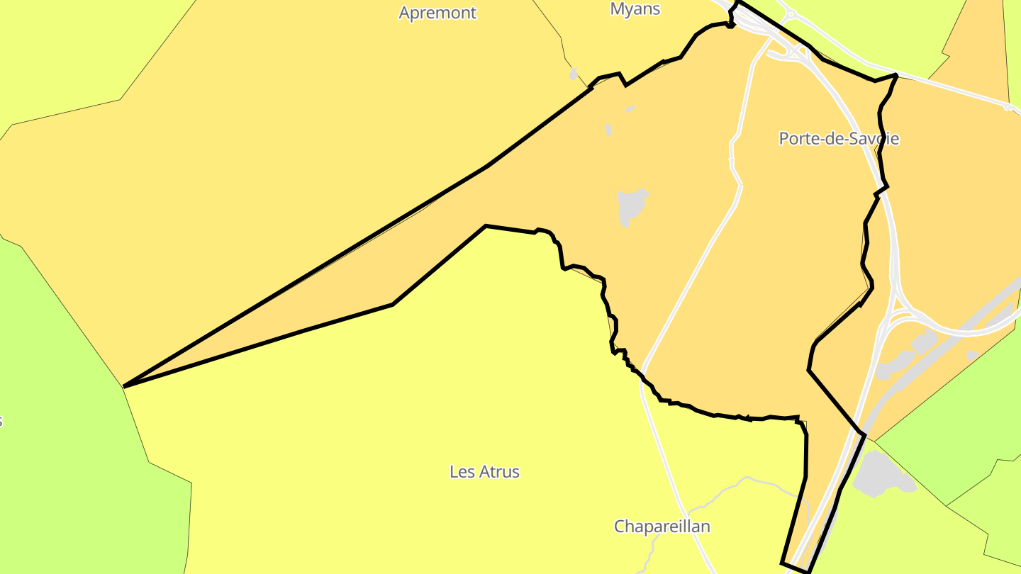 Carte des prix de l'immobilier Les Marches
