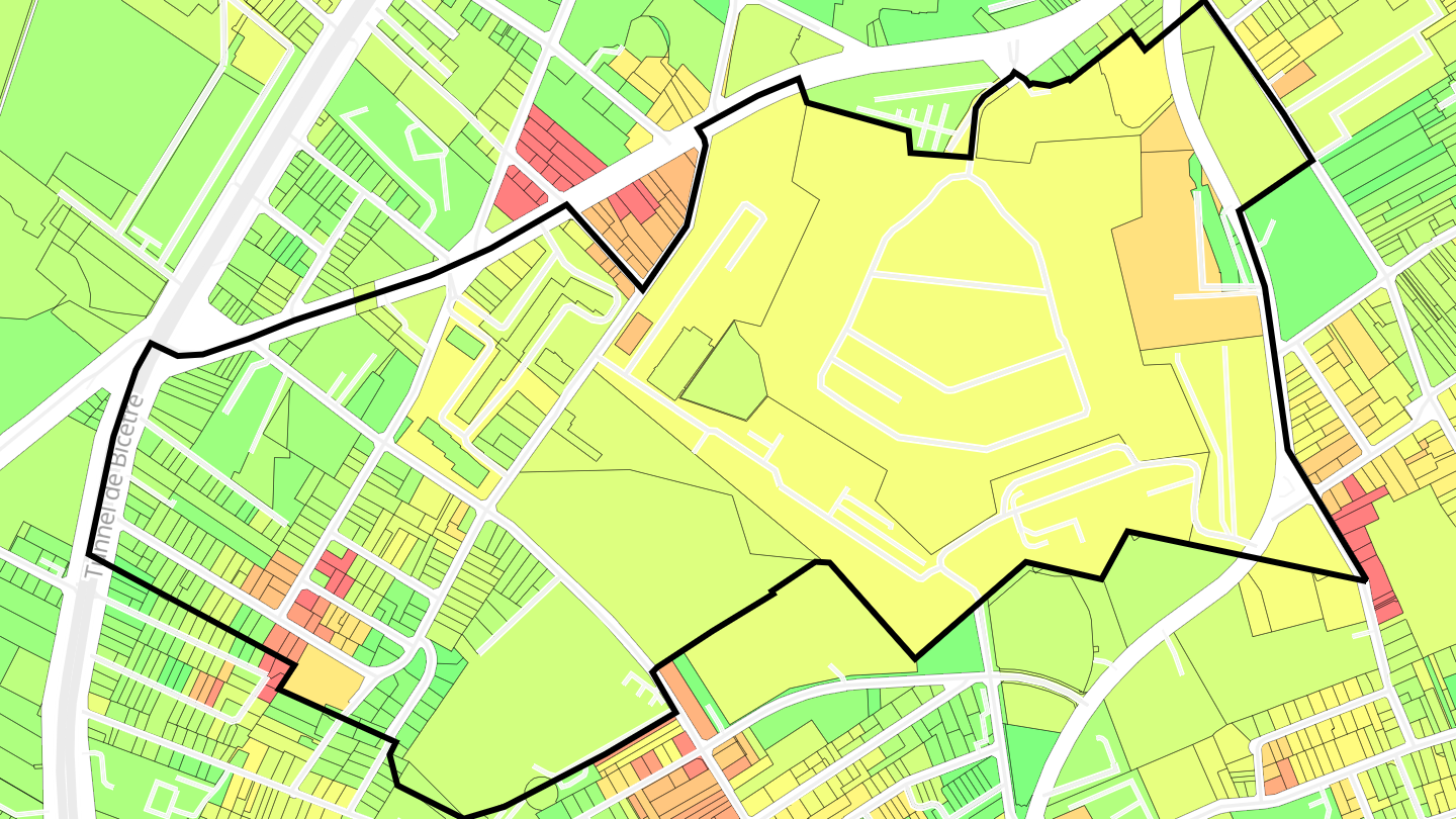 Carte des prix de l'immobilier Les Martinets - Le Fort