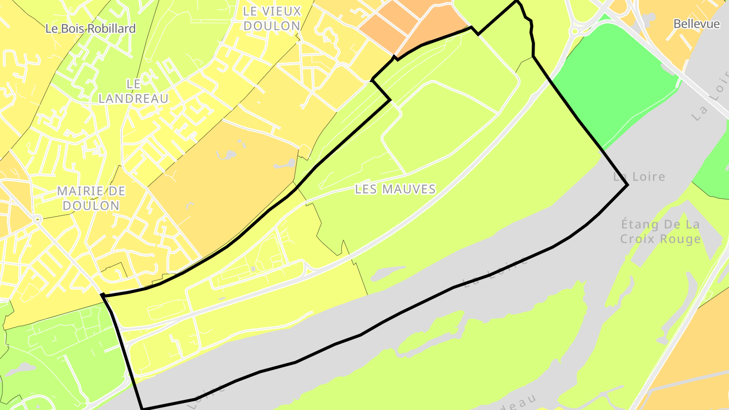 Carte des prix de l'immobilier Les Mauves