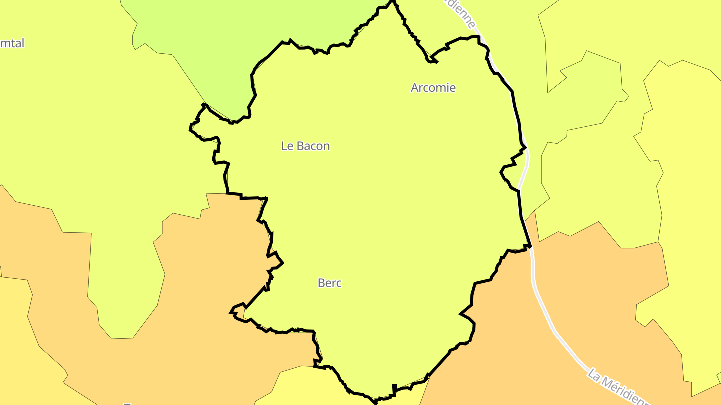 Carte des prix de l'immobilier Les Monts-Verts