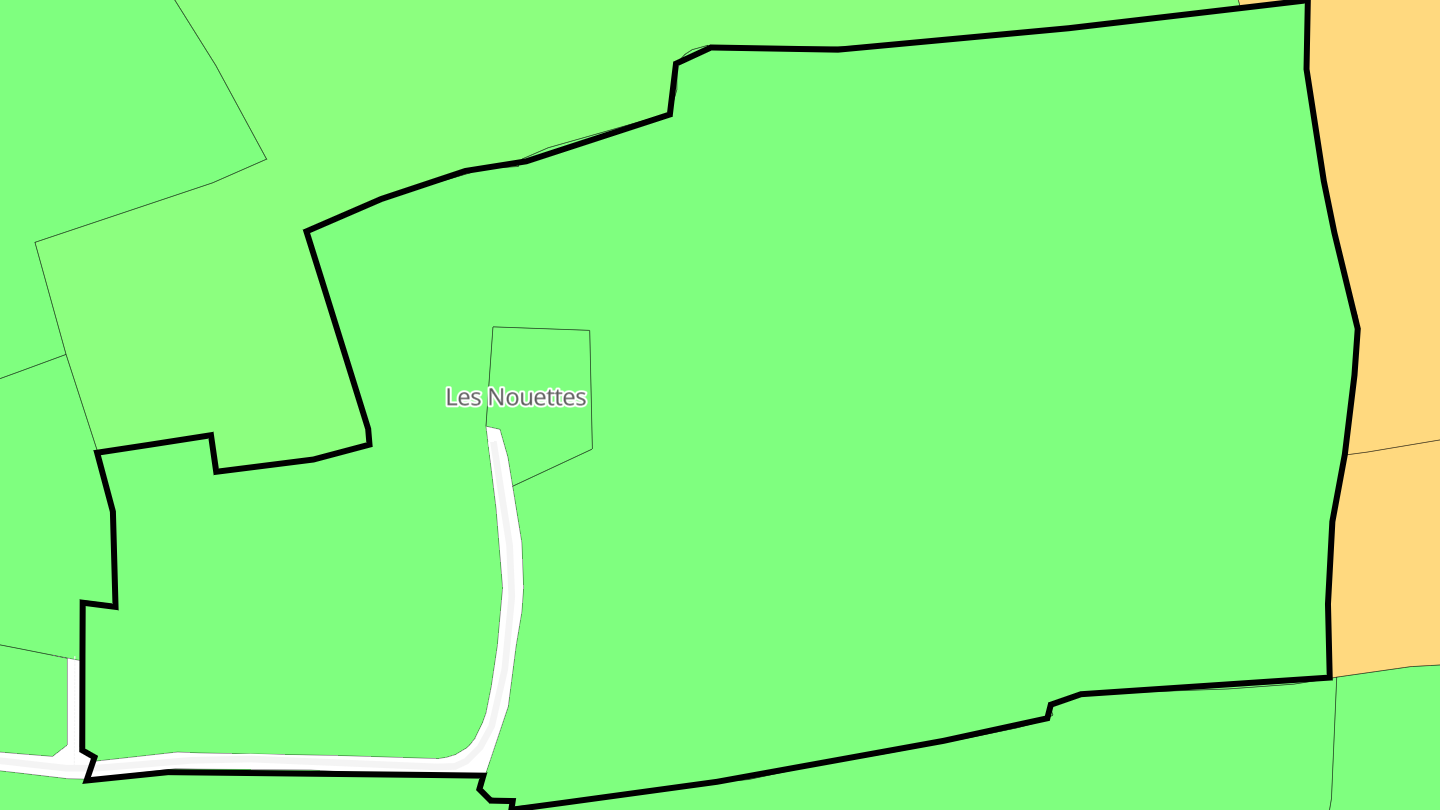Carte des prix de l'immobilier Les Nouettes