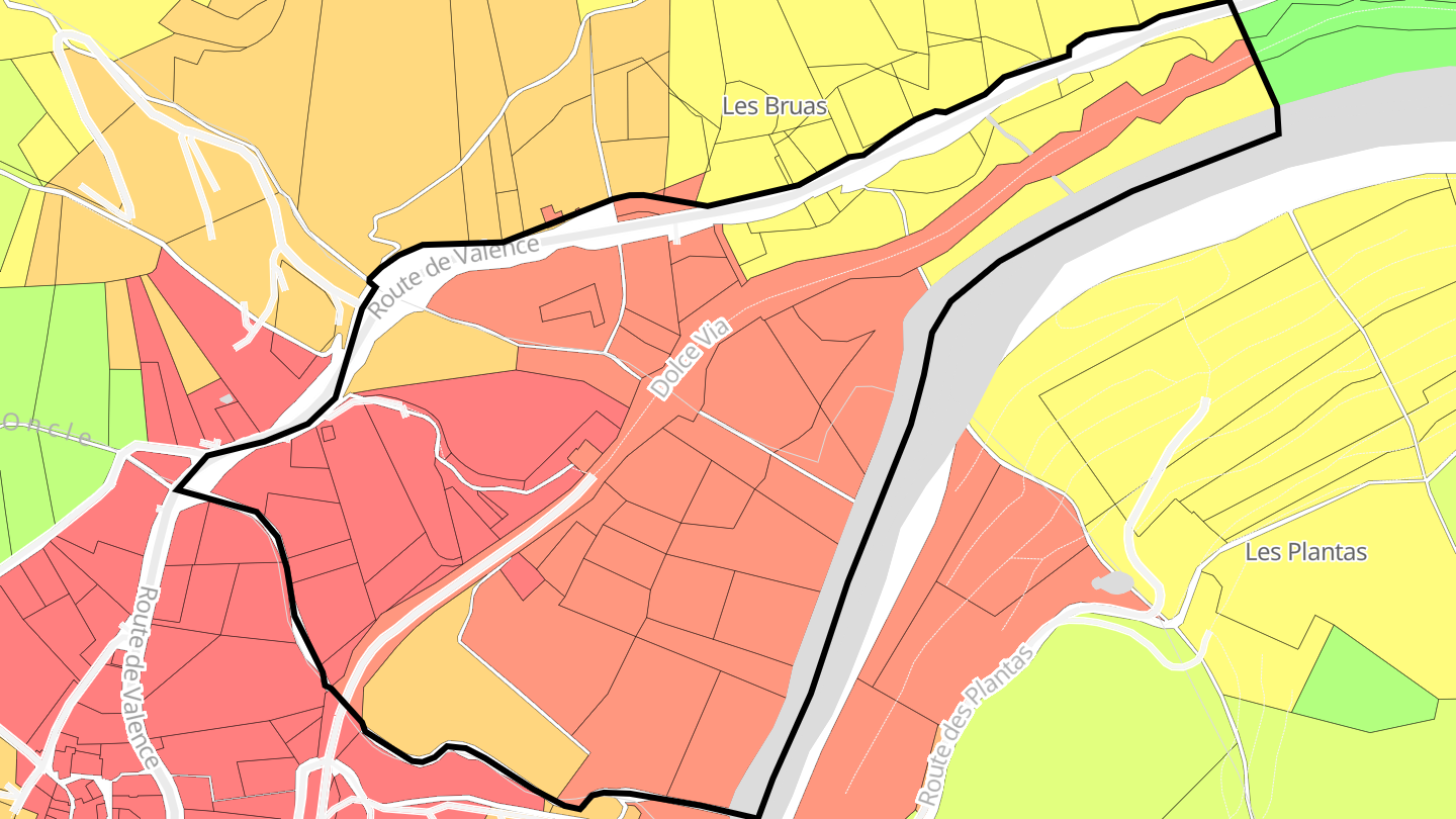 Carte des prix de l'immobilier Les Praud