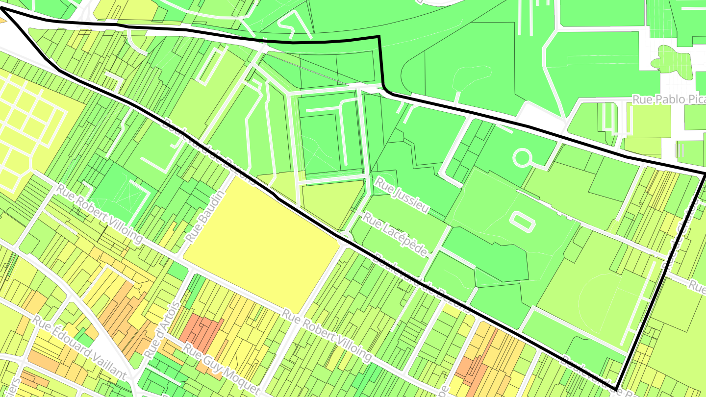 Carte des prix de l'immobilier Les Quatres-Chemins