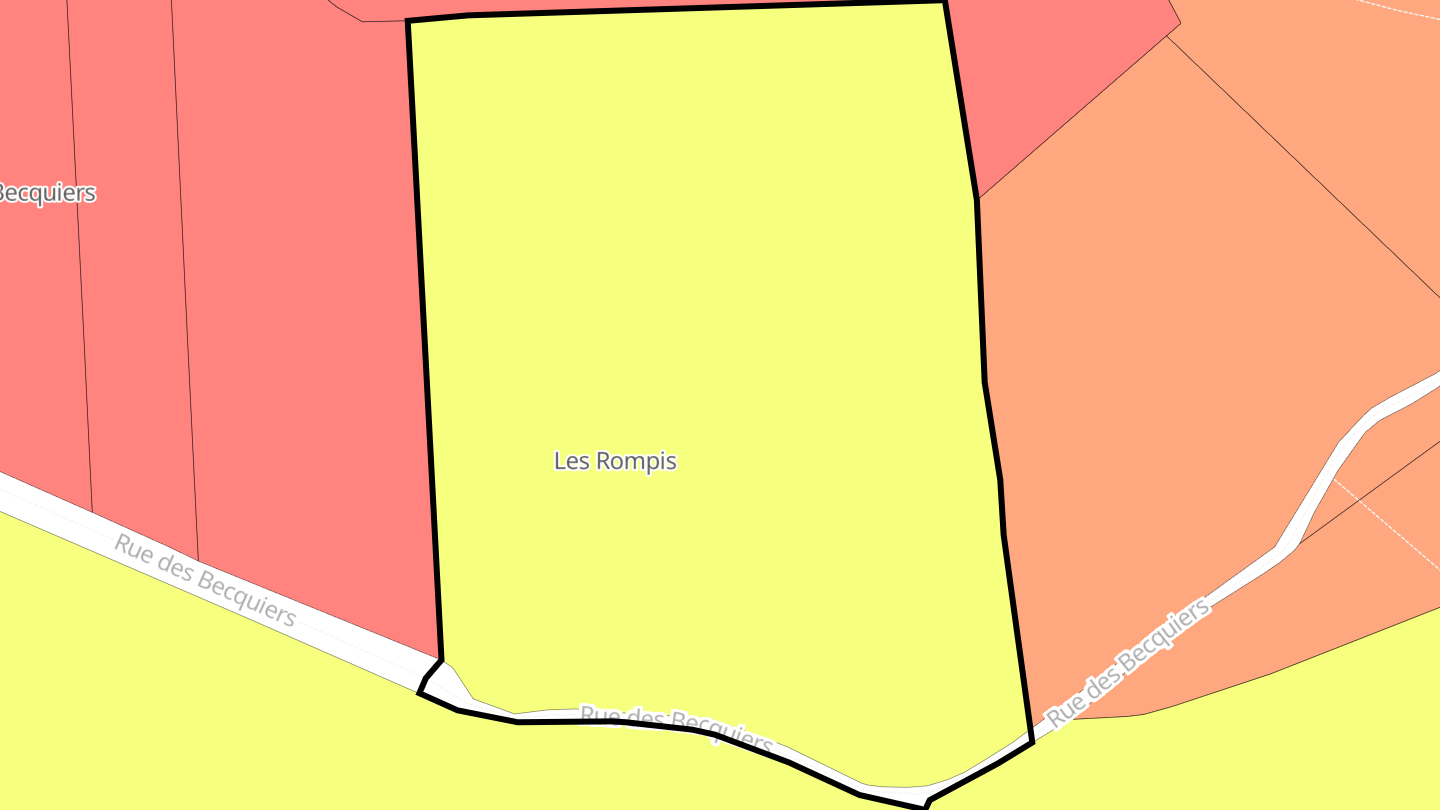 Carte des prix de l'immobilier Les Rompis