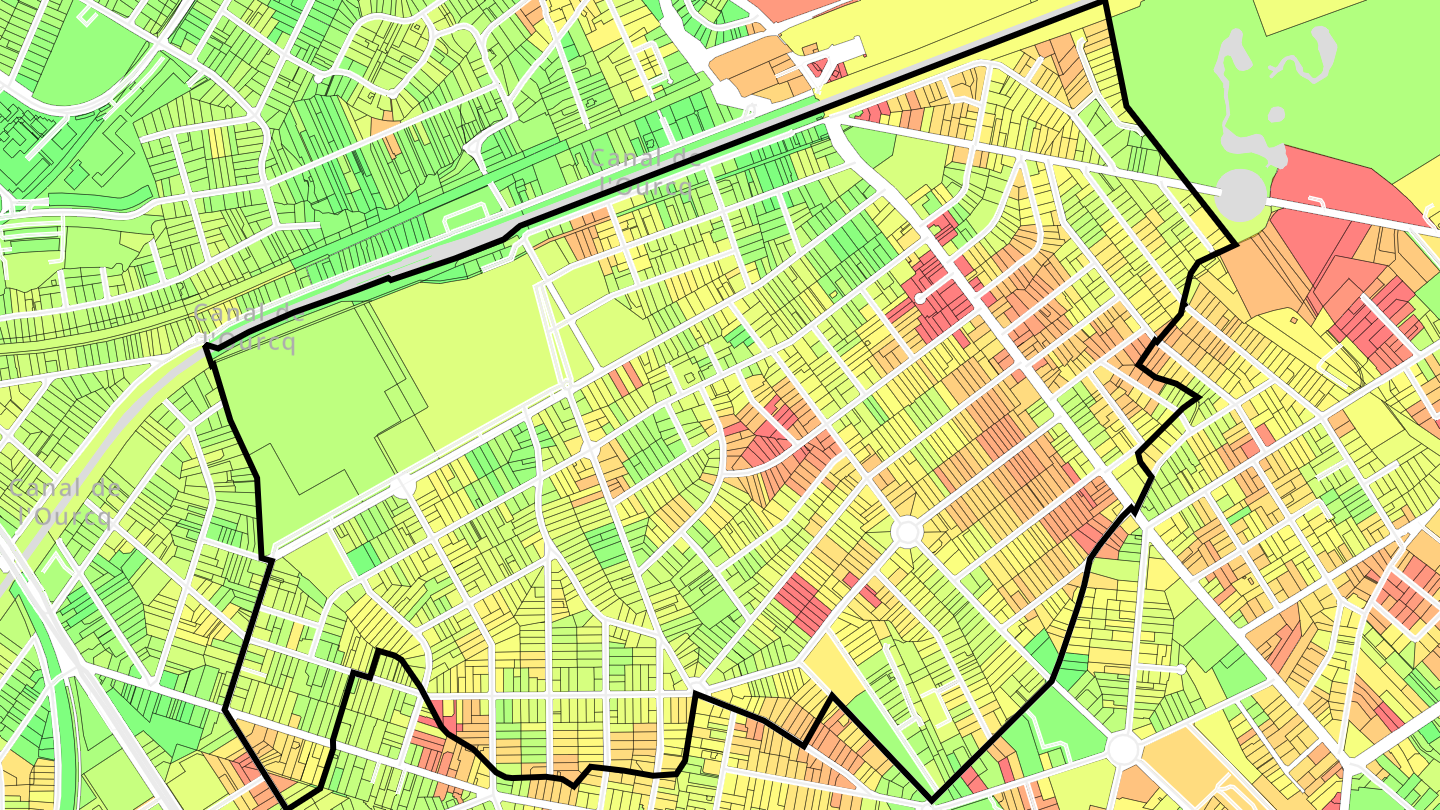 Carte des prix de l'immobilier Les Trèfles