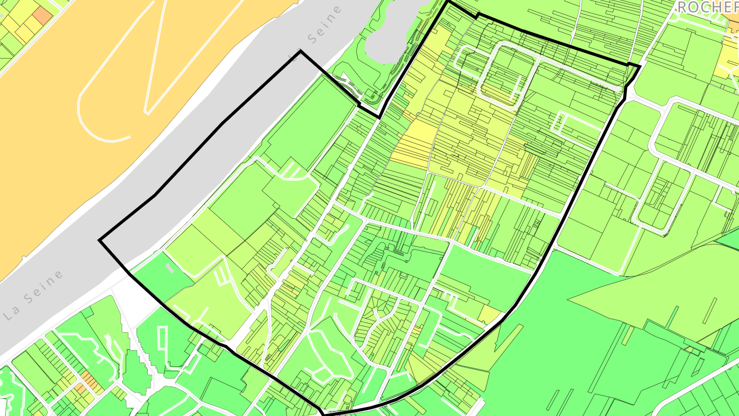 Carte des prix de l'immobilier Les Trembleaux