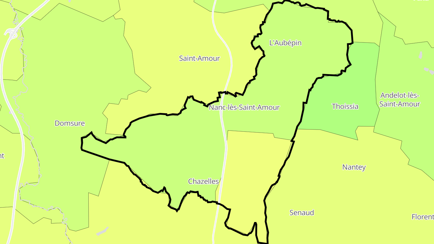 Carte des prix de l'immobilier Les Trois-Châteaux