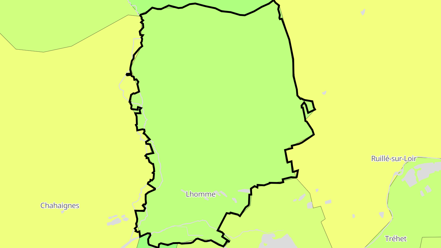 Carte des prix de l'immobilier Lhomme