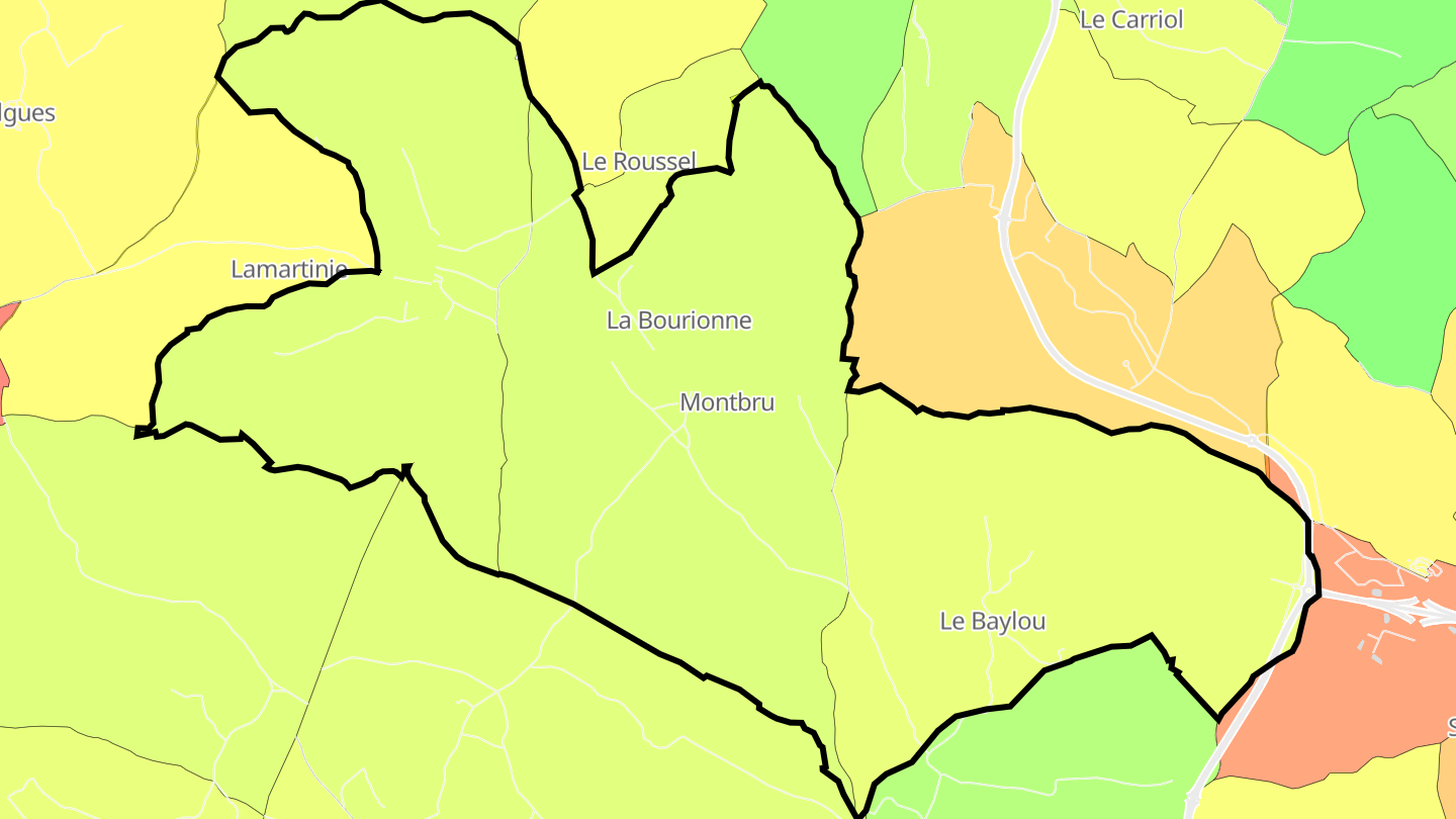 Carte des prix de l'immobilier Lhospitalet