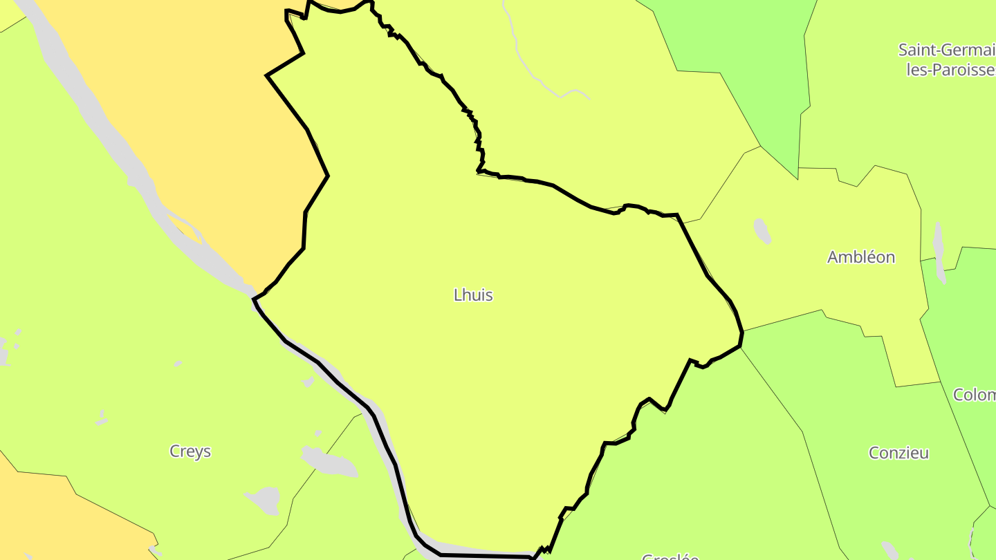 Carte des prix de l'immobilier Lhuis