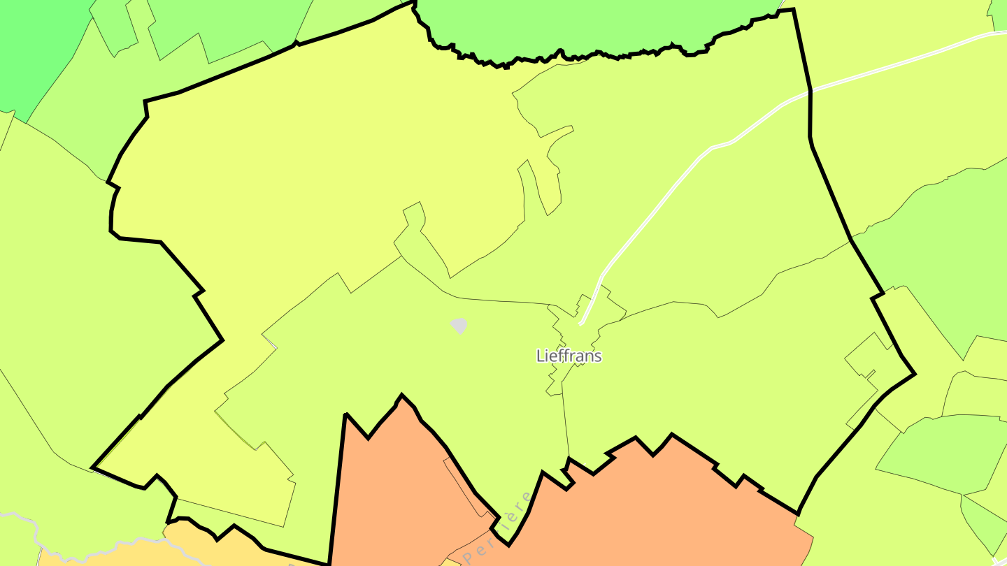 Carte des prix de l'immobilier Lieffrans