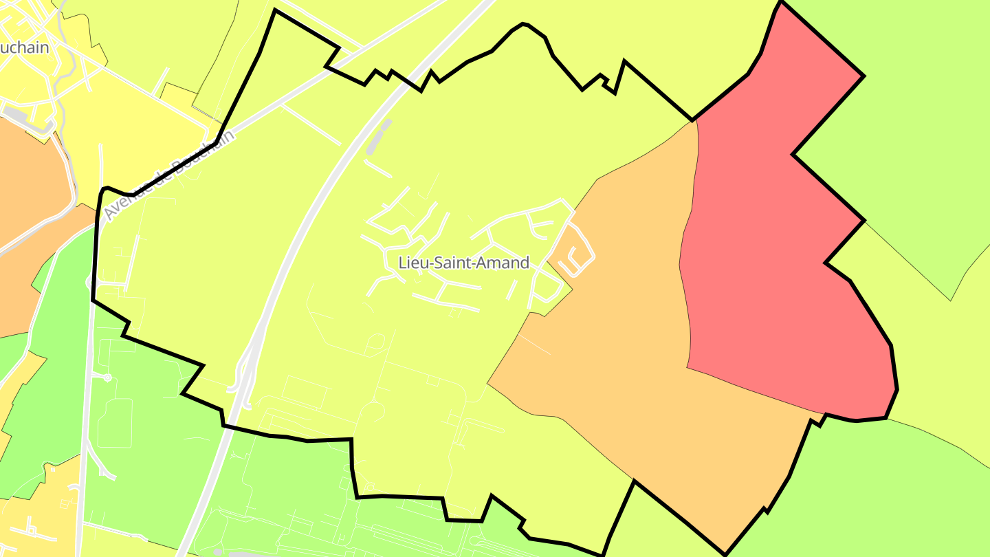 Carte des prix de l'immobilier Lieu-Saint-Amand