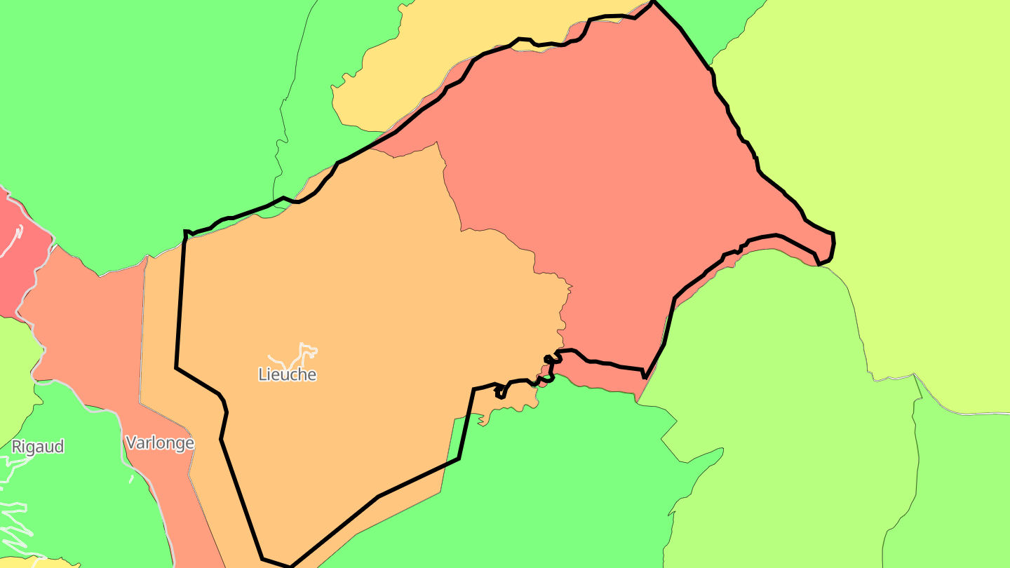 Carte des prix de l'immobilier Lieuche