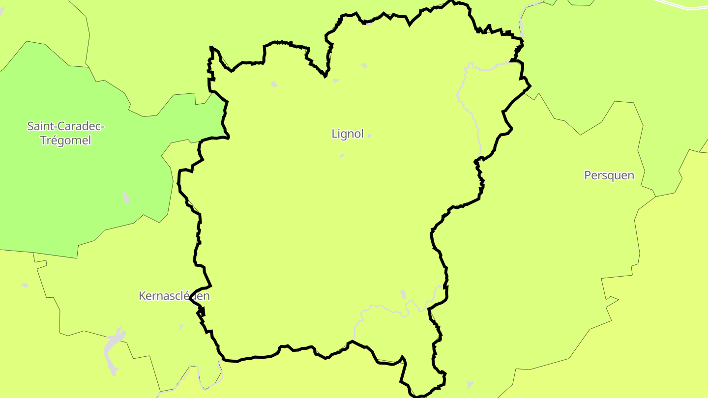 Carte des prix de l'immobilier Lignol