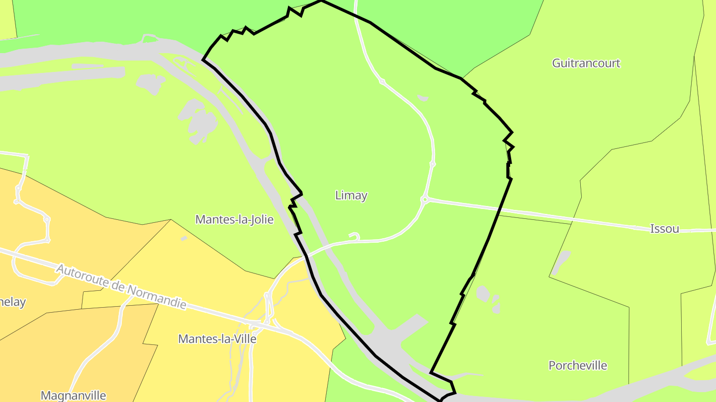 Carte des prix de l'immobilier Limay