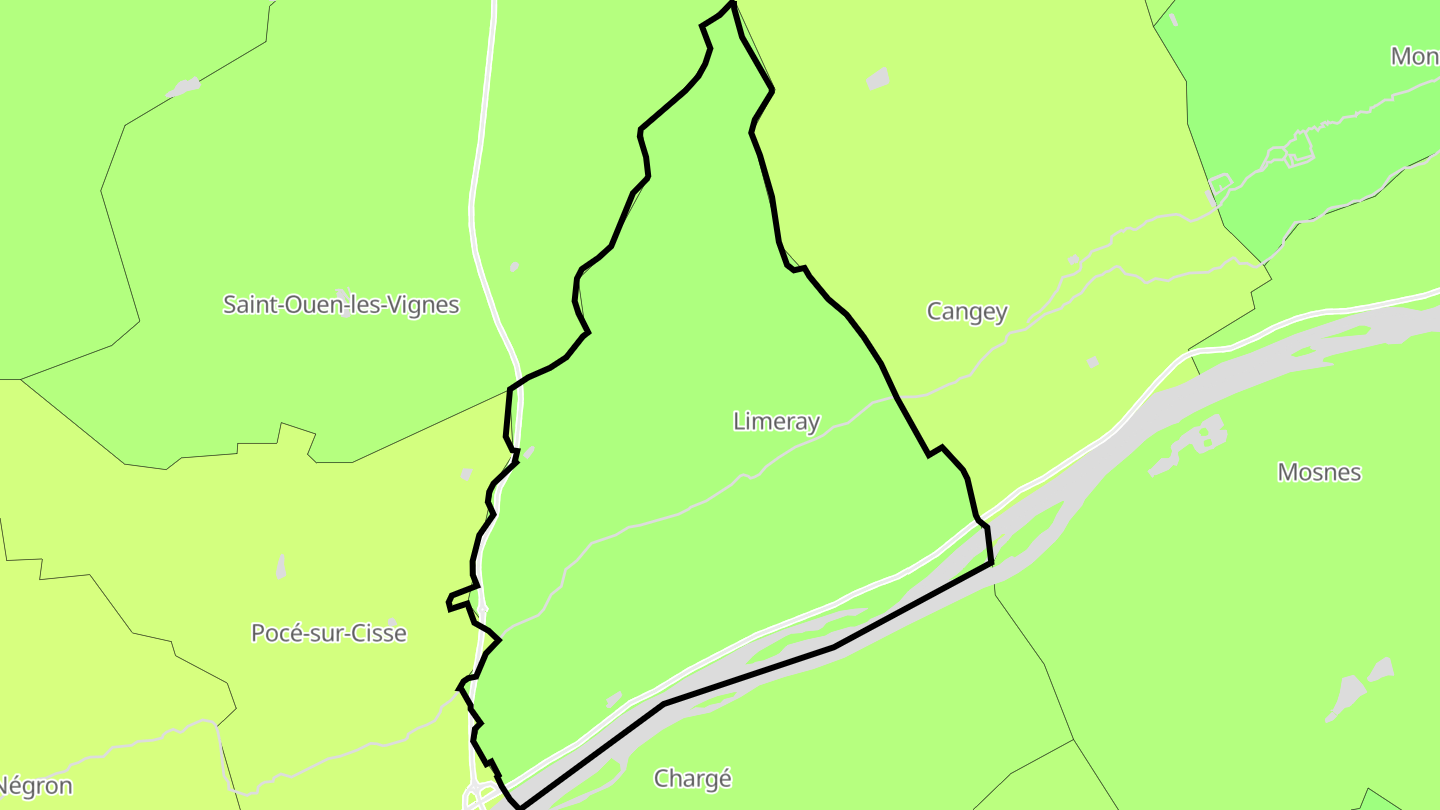 Carte des prix de l'immobilier Limeray