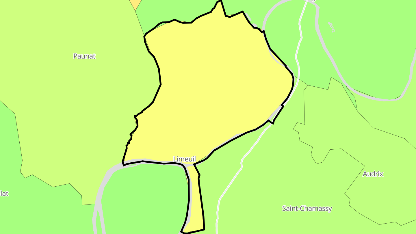 Carte des prix de l'immobilier Limeuil
