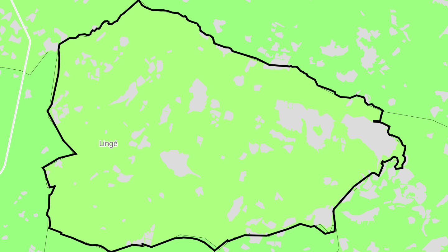 Carte des prix de l'immobilier Lingé